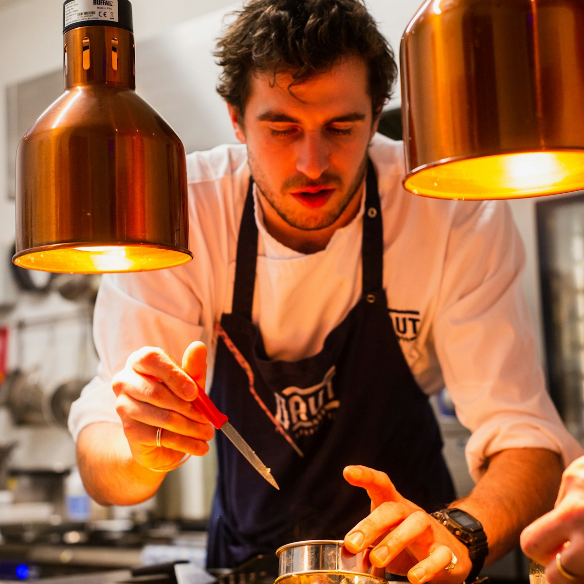 Our private chef in his Barcelona kitchen